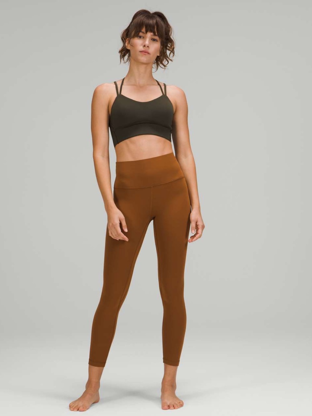 Lululemon Align High-Rise Pant 25” Copper Brown Nulu Leggings Size 6